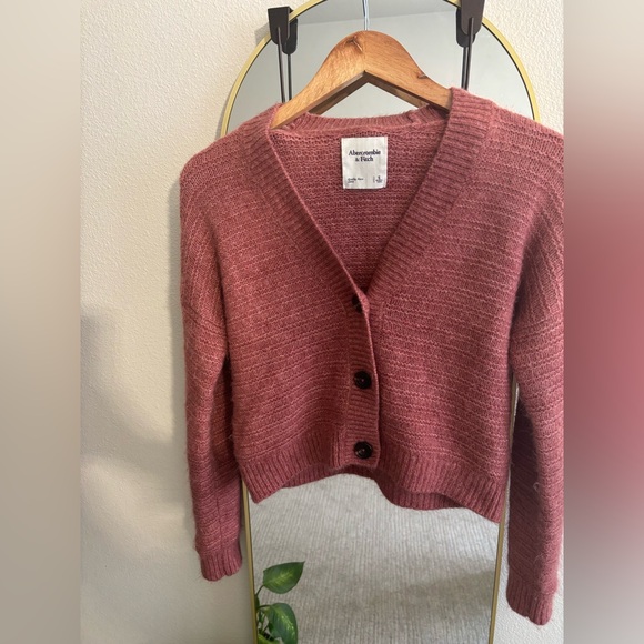 Abercrombie & Fitch Women's Pink Sweater - Picture 2 of 7